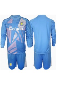 Aston Villa Keeper Babyklær Tredje Fotballdrakt til barn 2024-25 Lange ermer (+ Korte bukser)
